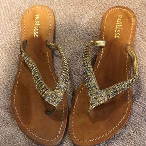 Matisse jeweled sandals